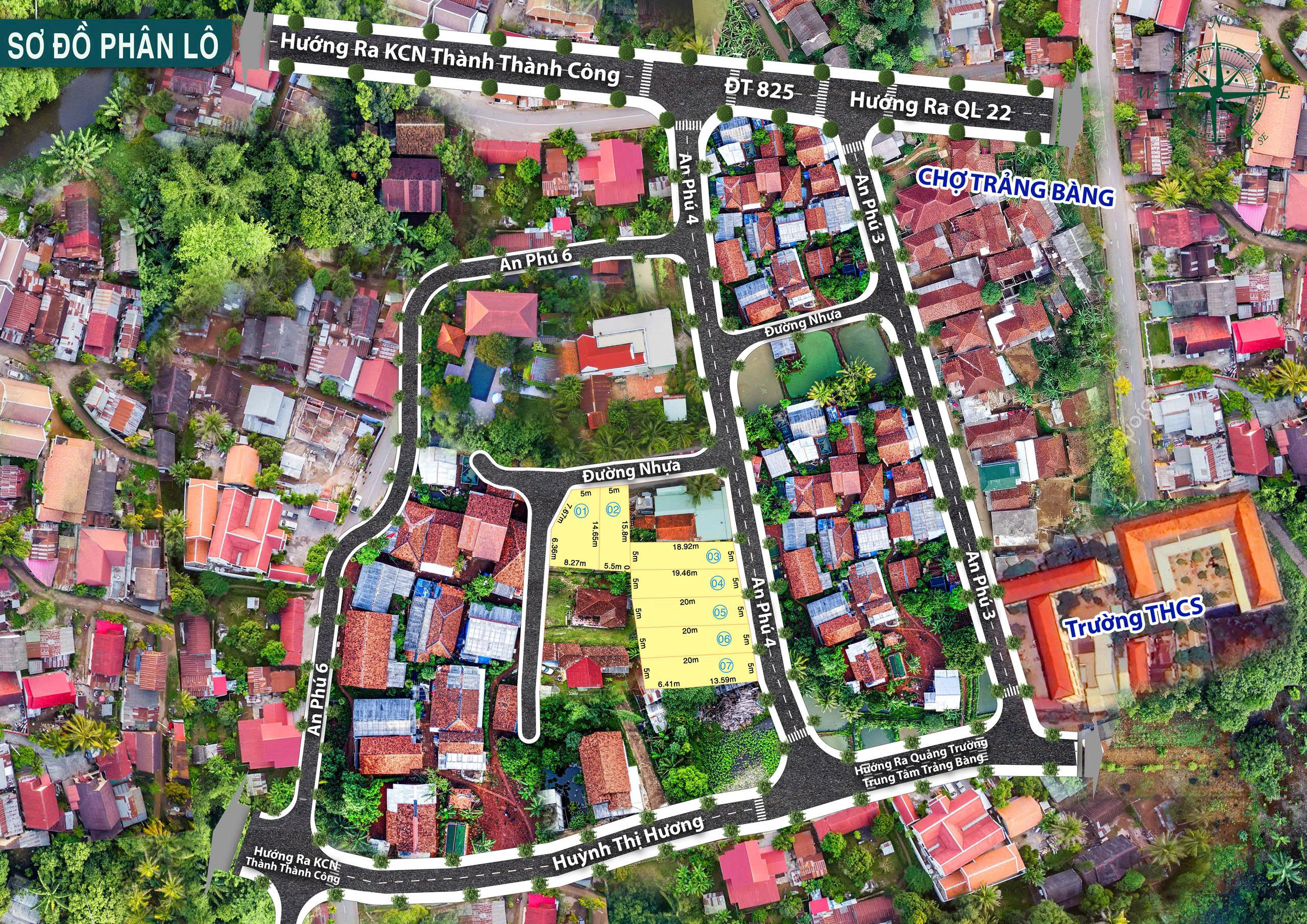 Sơ đồ Đất đường An Phú 4
